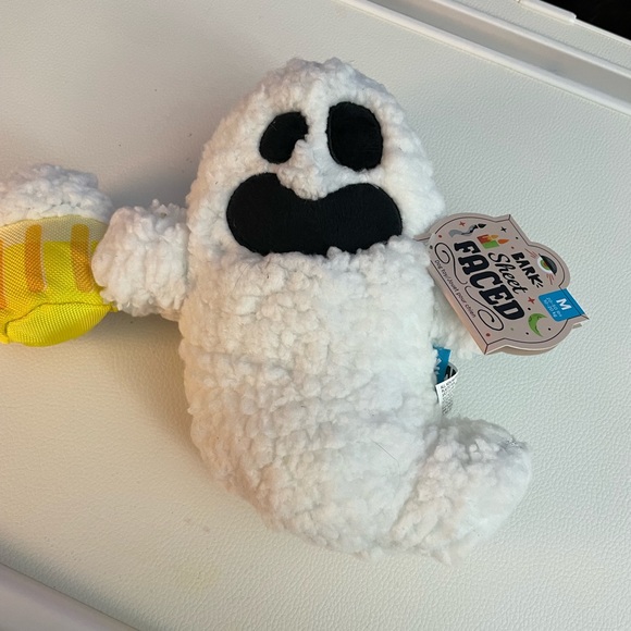 NEW BARK Sheet faced Halloween ghost dog toy - Picture 4 of 9